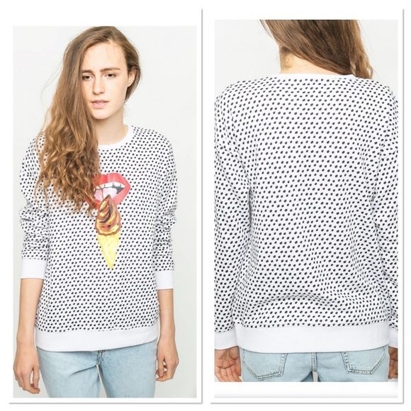 Vans X Kendra Dandy Scream Crew Sweatshirt - Picture 1 of 5